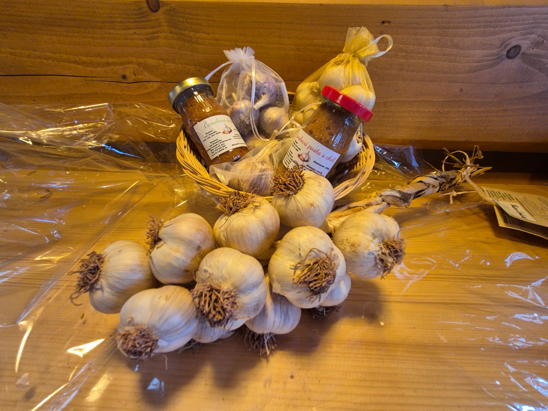 Selský dárkový koš za 800 Kč